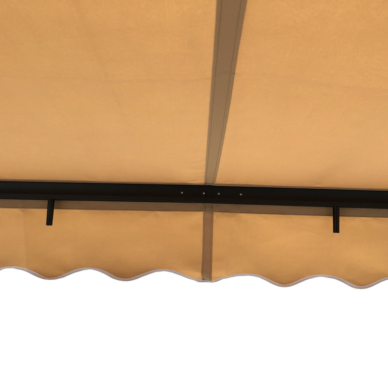 ALEKO 8'' Fabric Cover Motorized Retractable Patio Awning & Reviews